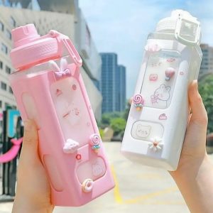 Easycart Pink 700ml Plastic Water Bottle