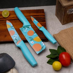 SONANI Lifestyle Three-Piece Stainless Steel Kitchen Knife Set