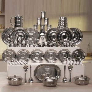 Flipkart SmartBuy Stainless Steel Dinner Set 61